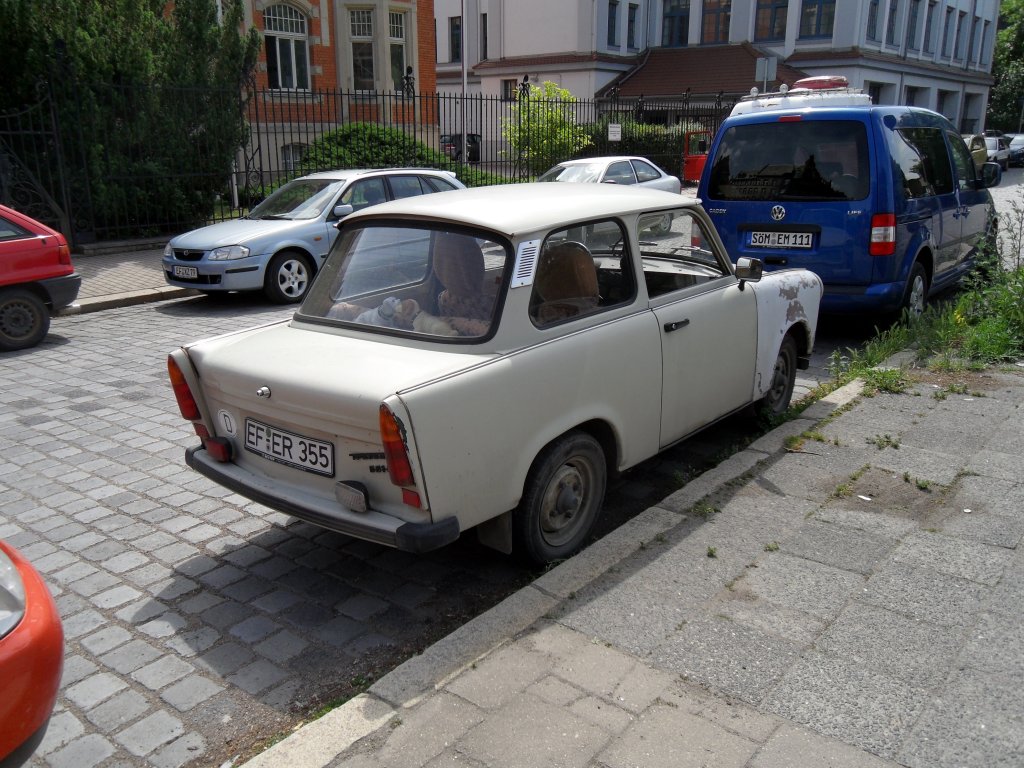 Trabant im Parkraum