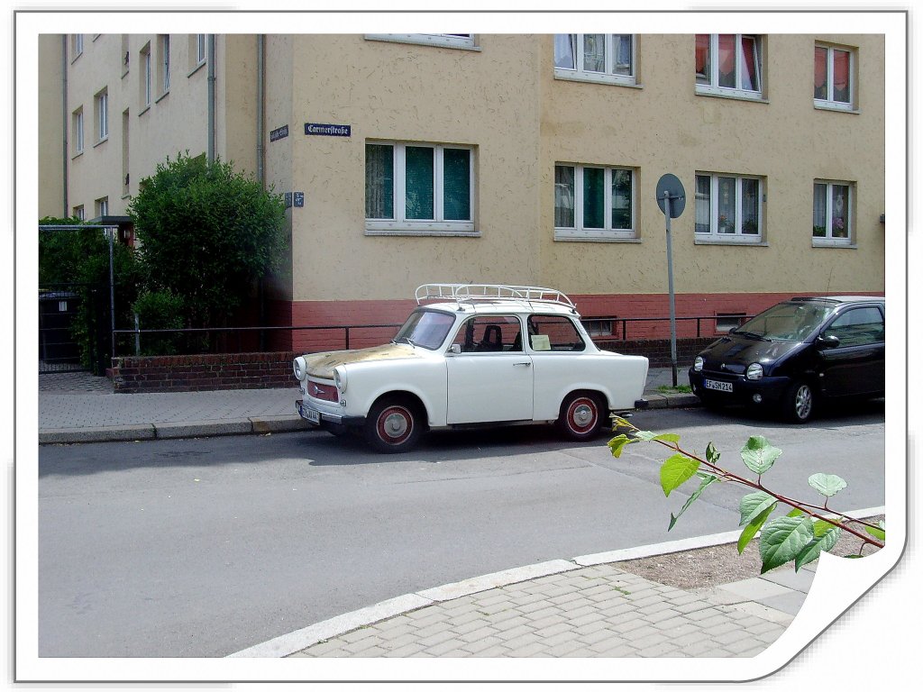 Trabi mit Gep�cktr�ger