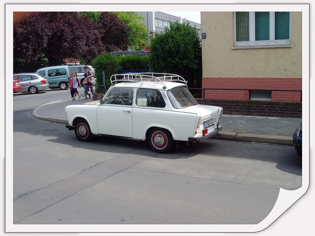 Trabi mit Gep�cktr�ger