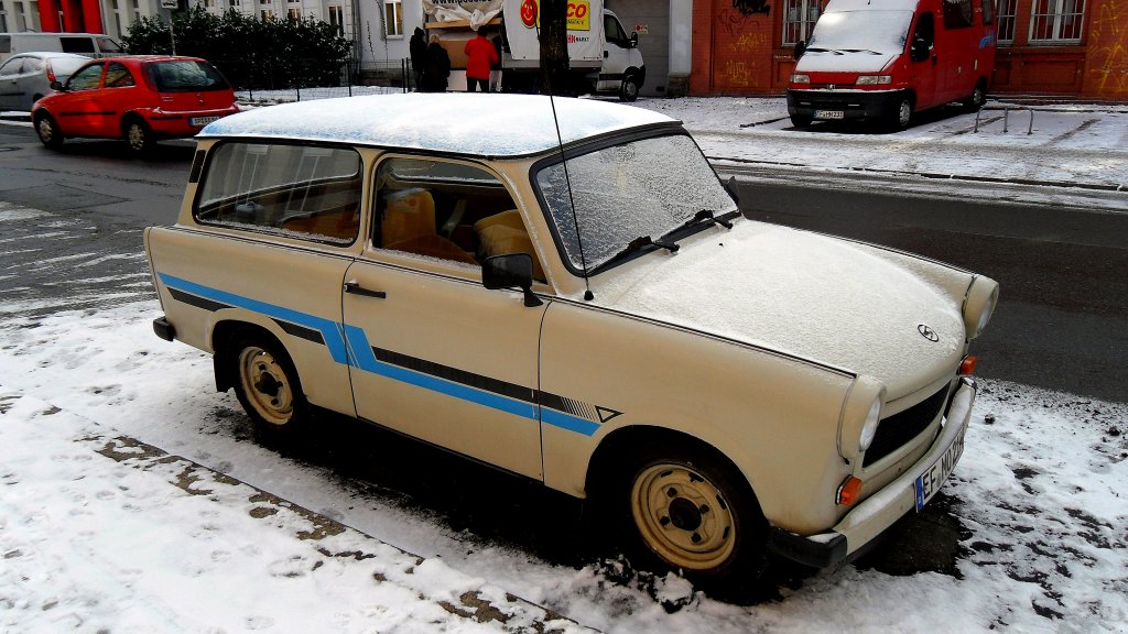 Trabi im Schnee