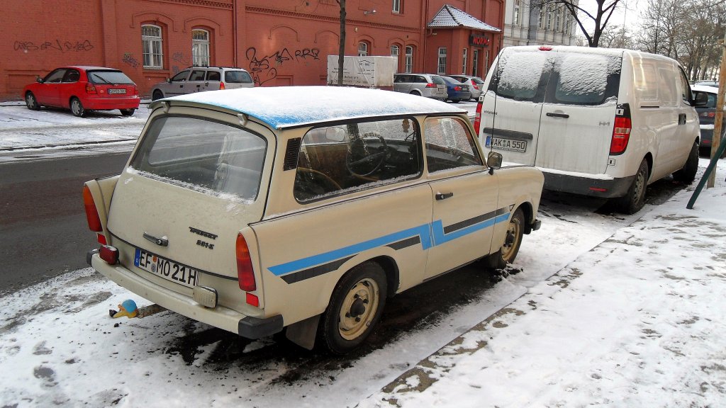 Trabi im Schnee