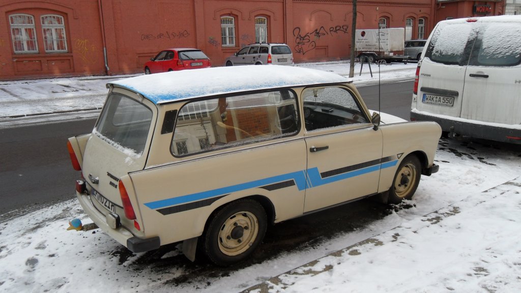 Trabi im Winter