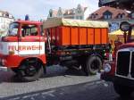 Feuerwehrfahrzeuge auf dem Erfurter Dpm�latz