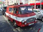 Barkas der Feuerwehr Erfurt am Domplatz, 25.4.2010