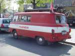 Barkas der Feuerwehr in Erfurt, 25.4.20120 am Domplatz
