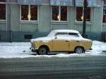 Trabi im Schnee