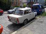 Trabant im Parkraum