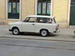 Trabant-kombi in der Stadt