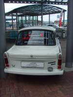 Heckansicht Trabi in Erfurt